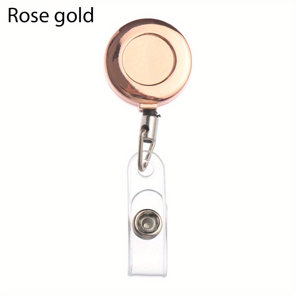 Retractable Badge Reel Pull Buckle Convenient Id Card Holder