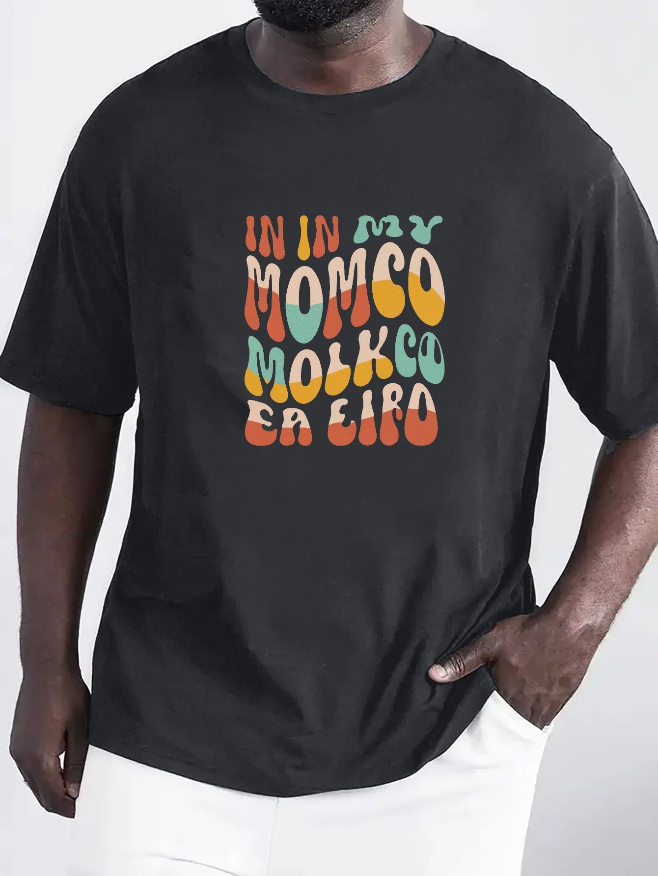 Camiseta Hombre Camiseta Manga Corta Secado Rápido Estampado