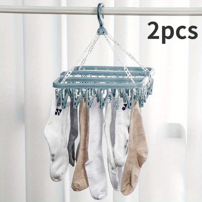 WUMING - Folding Clothes Hanger Towels Socks Bras Underwear Drying Rac –  SOLOPICK