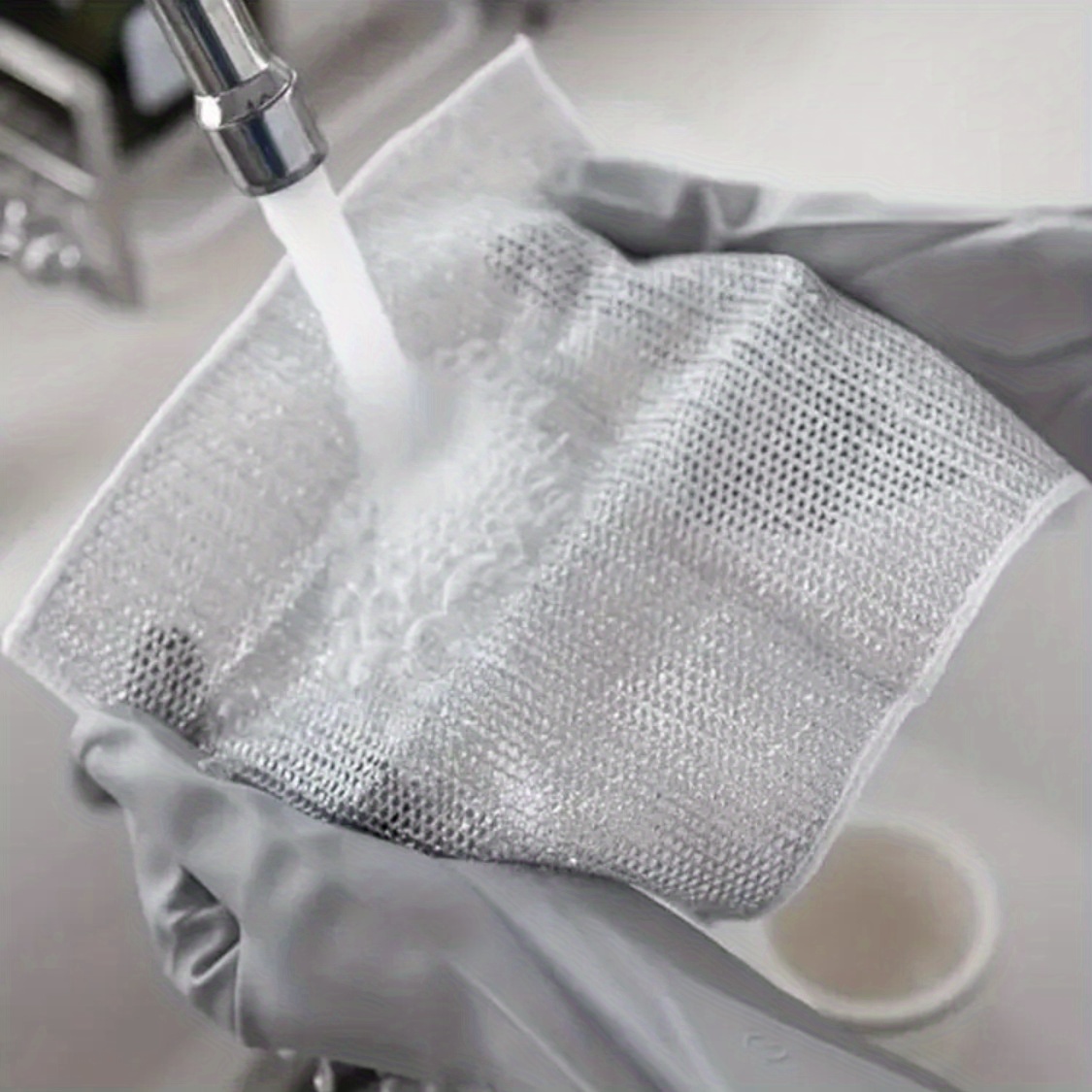 Magic Cleaning Cloth Kitchen Dishwashing Towel Metal Steel Wire