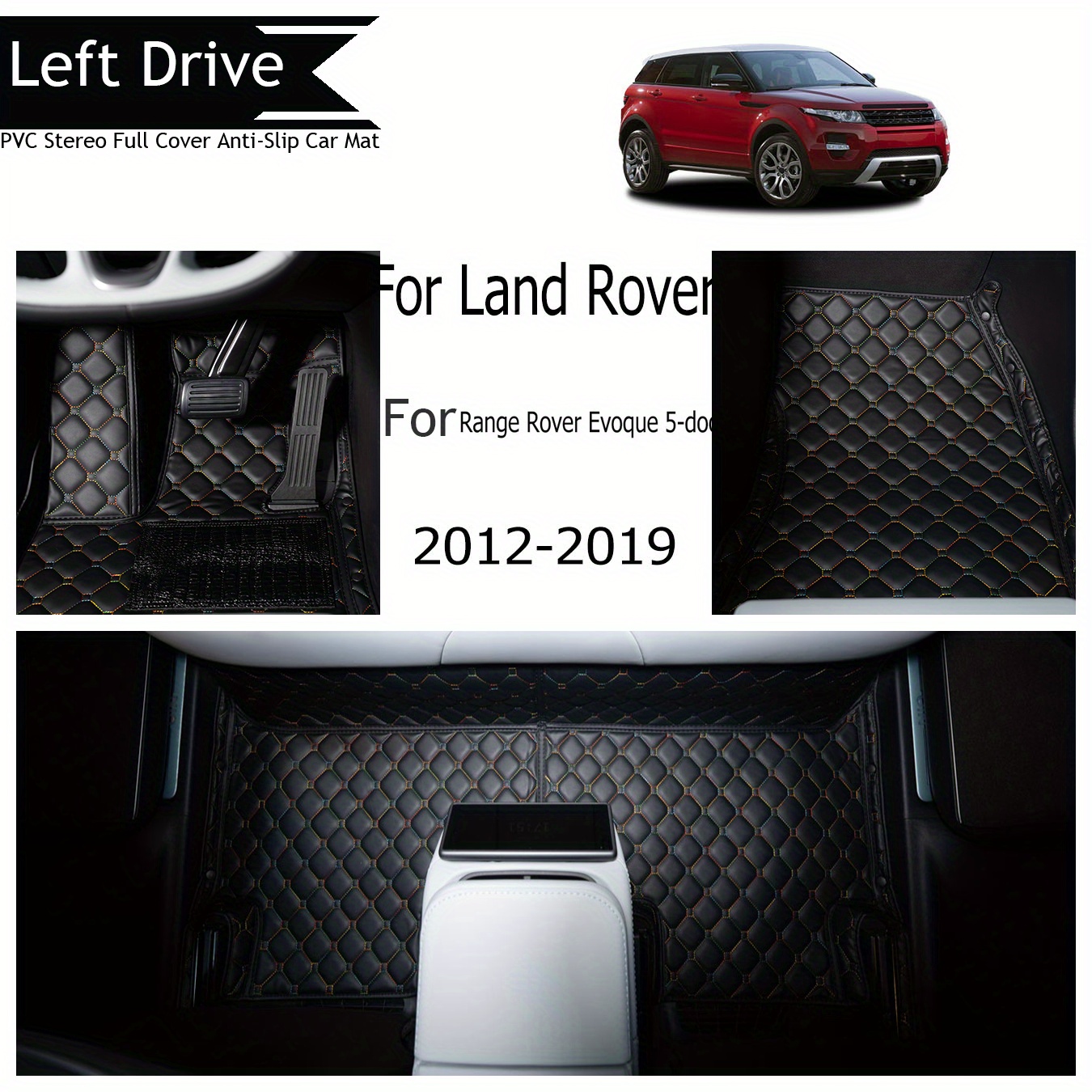 Pour 2012-2019 Range Rover Evoque 5 Portes Entièrement Entouré De