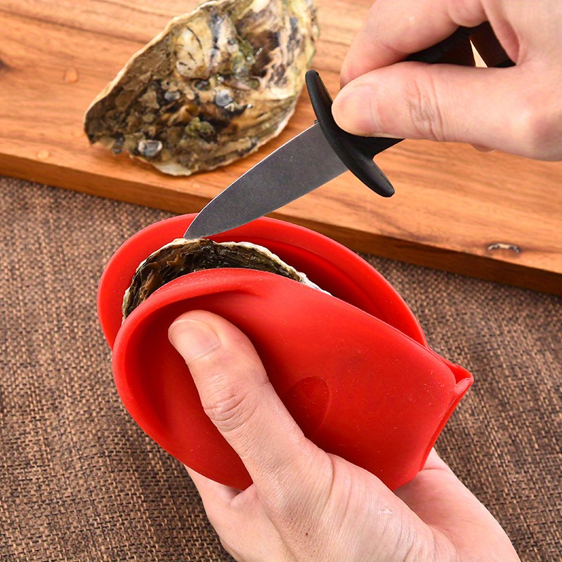 1pc, Oyster Shucking Clamp, Oyster Holder, Easy Oyster Opener, Cooking  Mitts Pinch Grips For Shell, Hand Guard Opening Tool, Kitchen Gadgets,  Cheap It