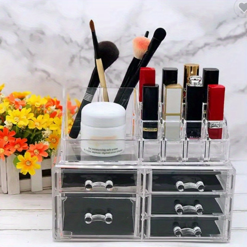 1pc Clear Cosmetic Storage Box