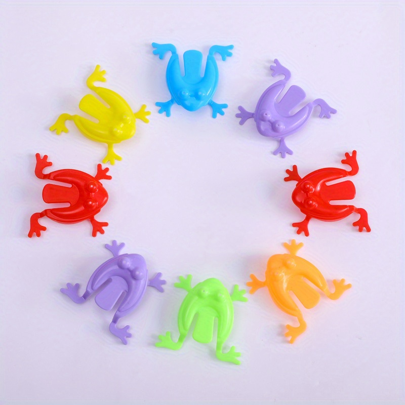 Jumping Plastic Frogs