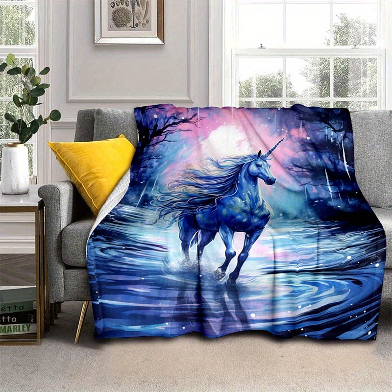 Unicorn discount throw blanket