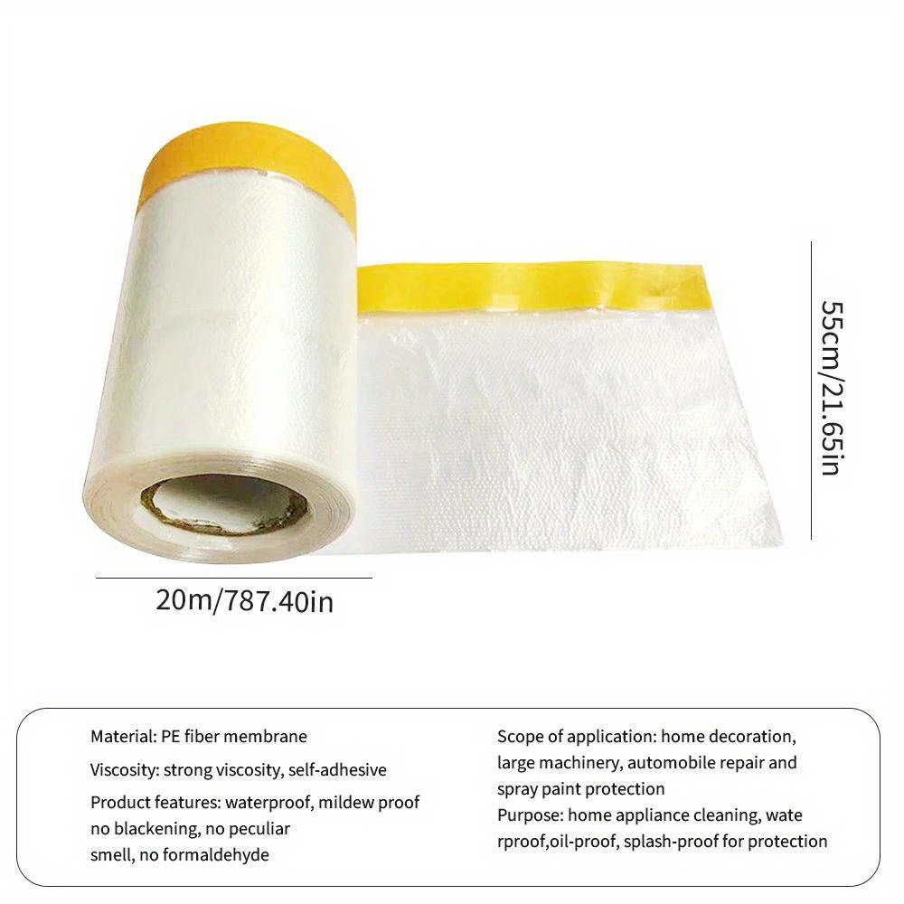 Household Plastic Dust Cloth, Protective Furniture Covers