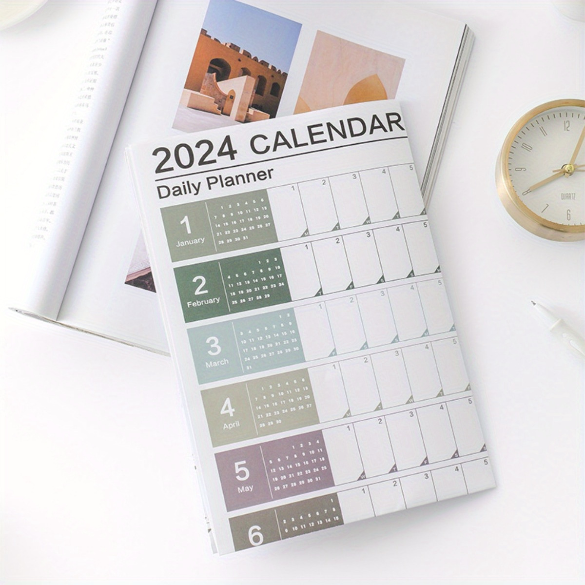 CALENDRIER 2024 ZEN: Calendrier 2024, Planificateur Annuel 365 Jours, Organisateur Personnel 172 Pages