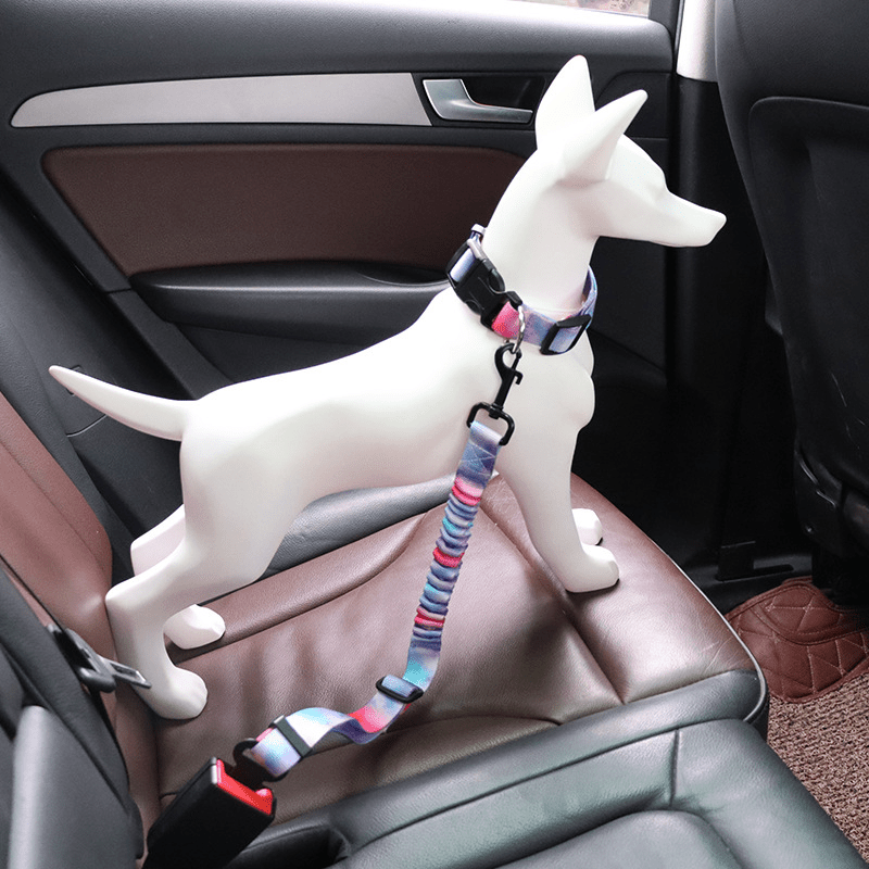 Dog Car Harness Seat Belt Set Dog Vest Harness For Car - Temu