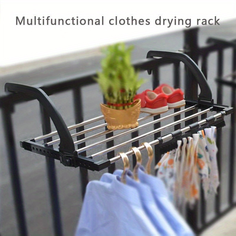 New Portable Foldable Stainless Steel Window Small Drying Rack