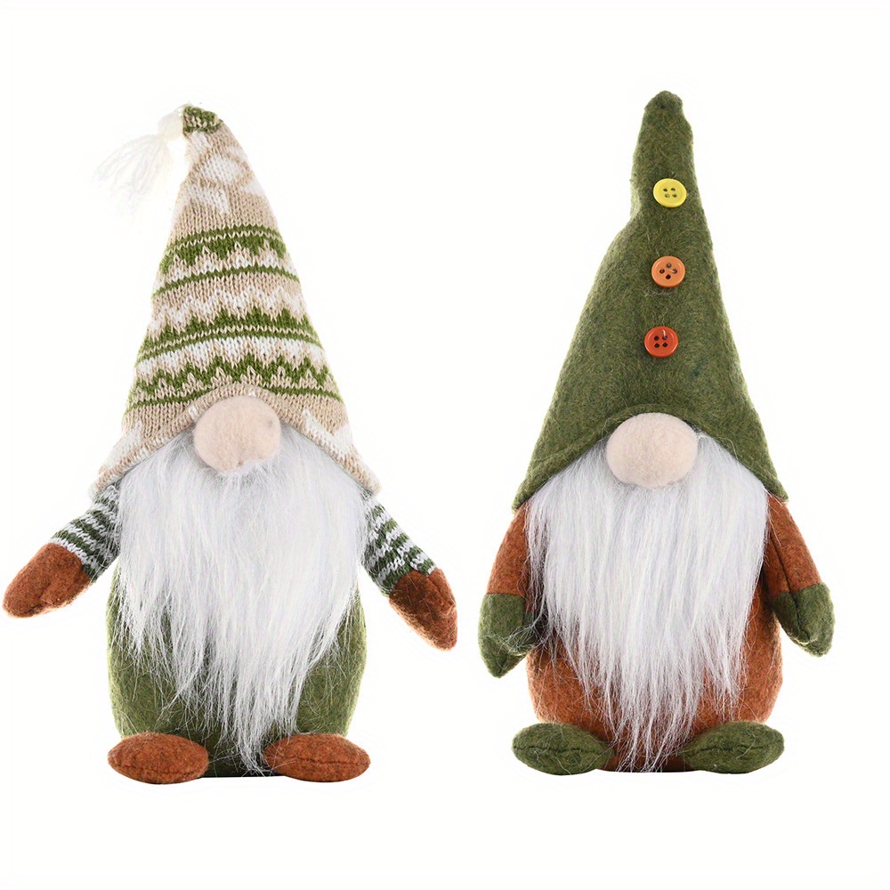 Gnomes Doll, Christmas Ornament, Christmas Decorations Handmade Coffee  Stripe Chef Gnomes Plush, Gnome For Christmas Kitchen Decor - Temu