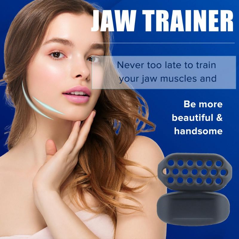 3PCS Jawline Shaper Jaw Exerciser Jaw Trainer 3 Resistance Levels for Men&  Women