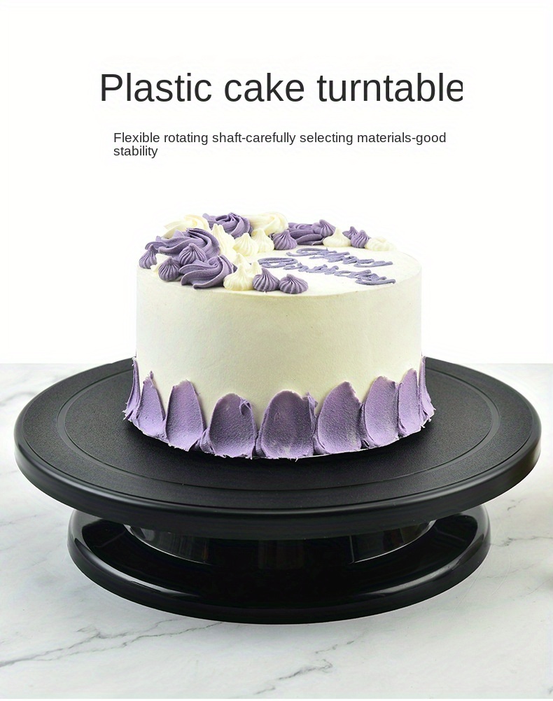 Plastic Cake Turntable Decoration Accessories Stand Diy Mold - Temu