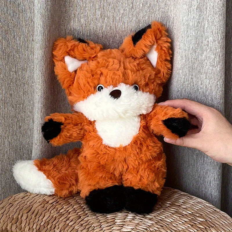 Cute Cartoon Game Kawaii Fox Animal Plush Toy Let People - Temu