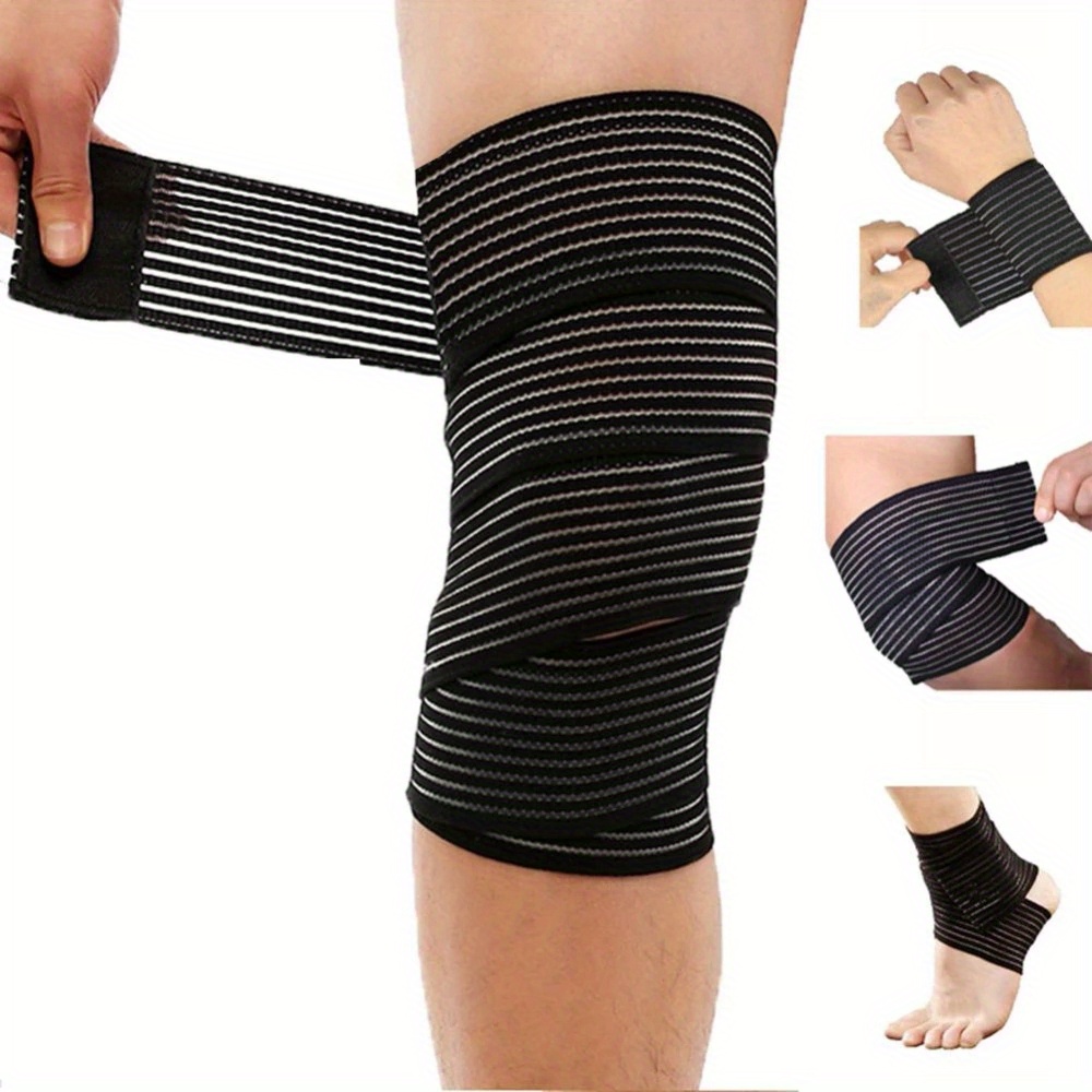 Sport Elastic Magic Tapes, Knee Wrap Compression Bandage Brace Support For  Legs Wrist Knee Ankle Elbow Calf Arm