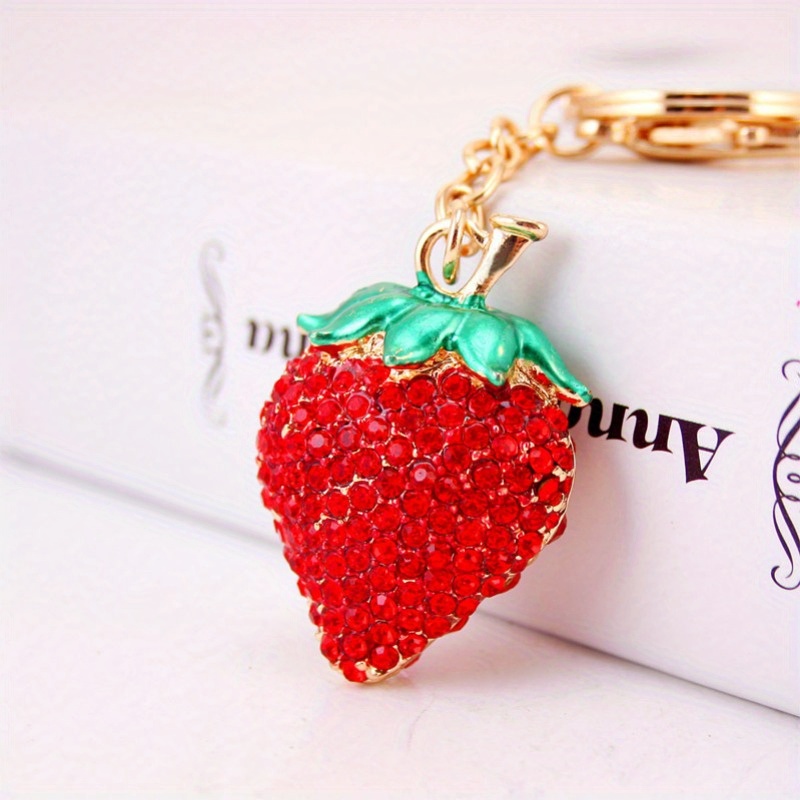 1pc Women's Cartoon Shaped Alloy Keychain, Suitable For Daily Use