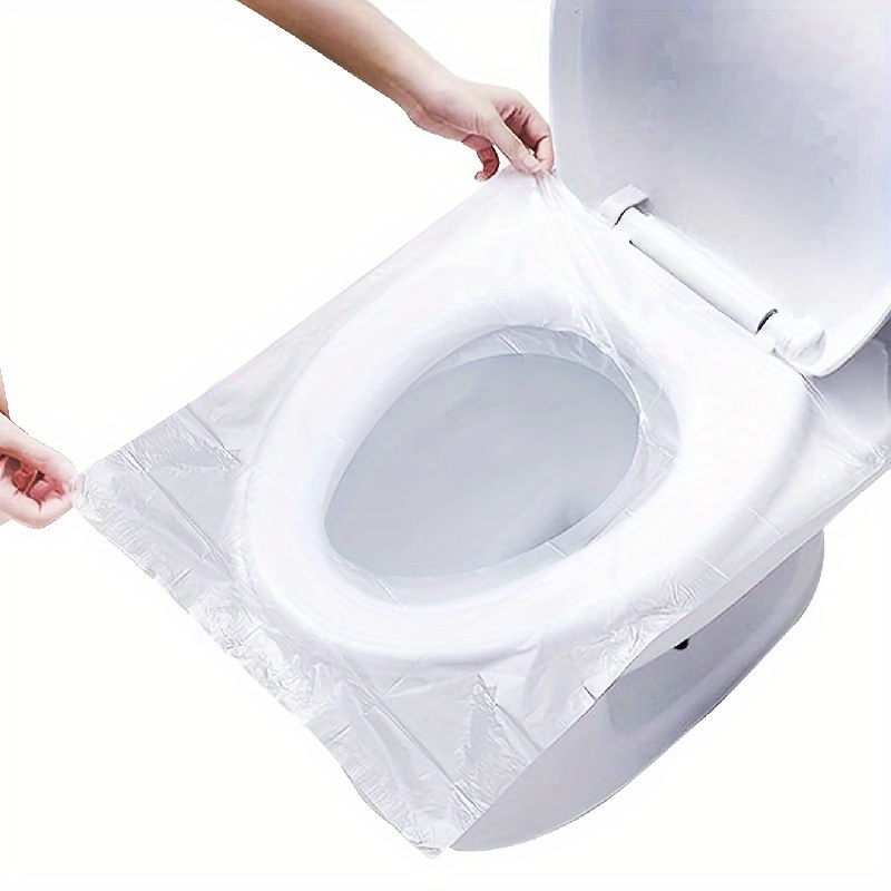 50 Stück Tragbare Toilettenbrille Wasserdichte Abdeckung - Temu