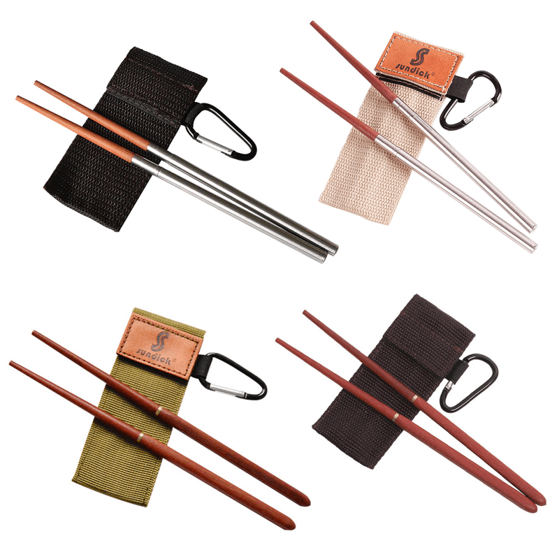 Mahogany Folding Chopsticks Portable Travel Picnic Outdoor - Temu