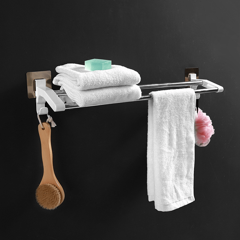 Double Towel Bar, 27 In. Towel Bar, Towel Rack for Bathroom Stainless Steel  Towel Holder