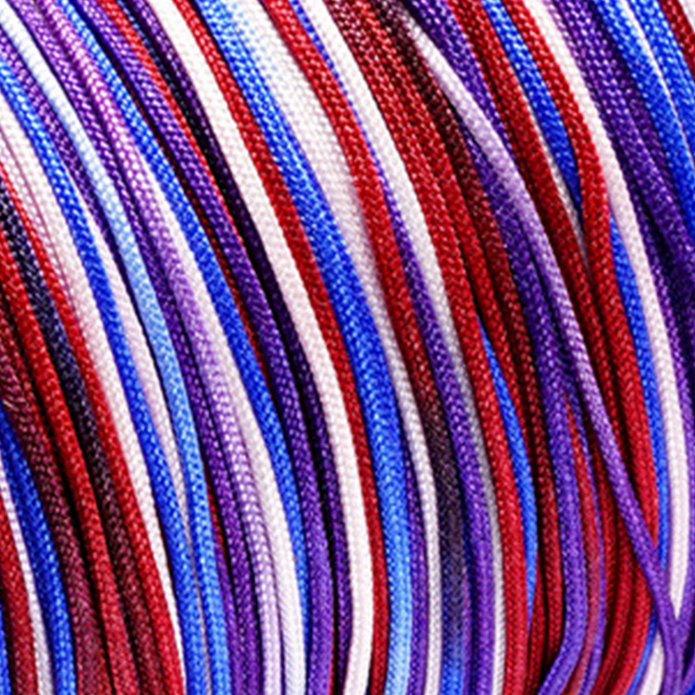 30 Meters Colorful Nylon Thread Cord Rope Diy Beading - Temu
