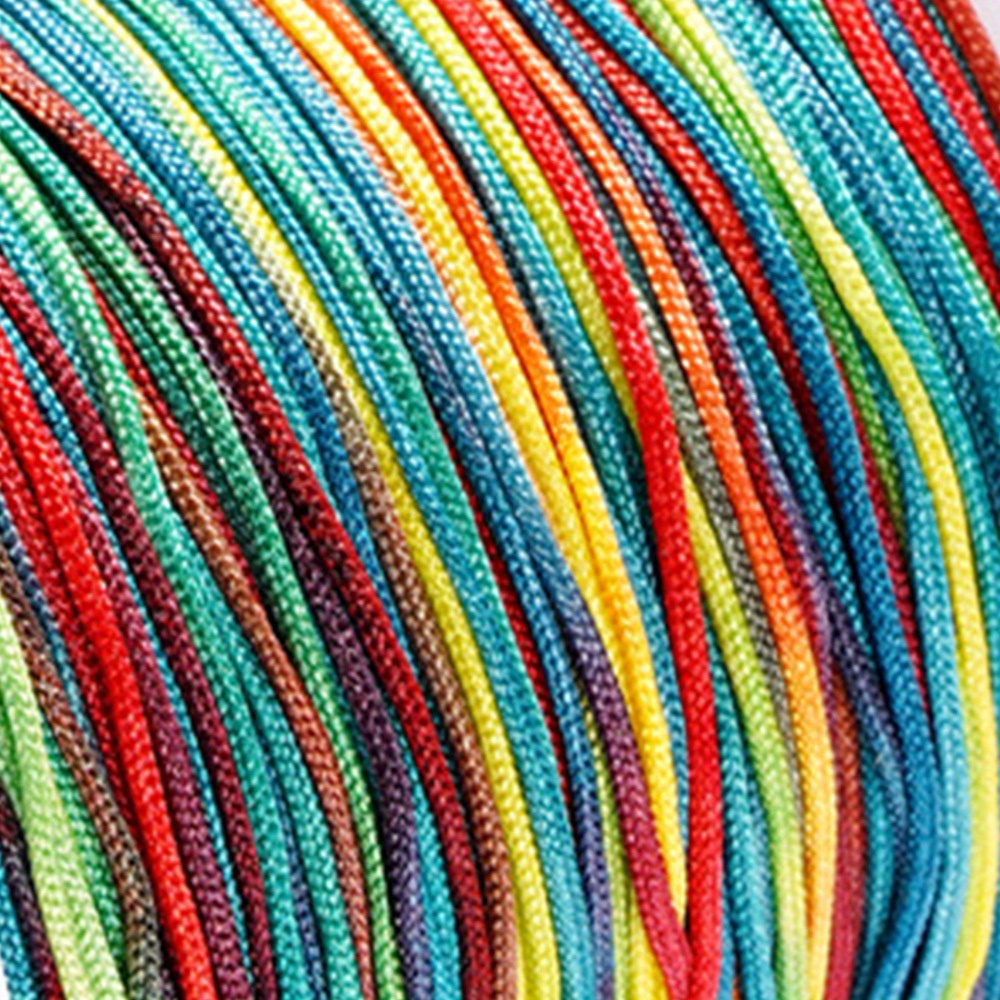 30 Meters Colorful Nylon Thread Cord Rope Diy Beading - Temu