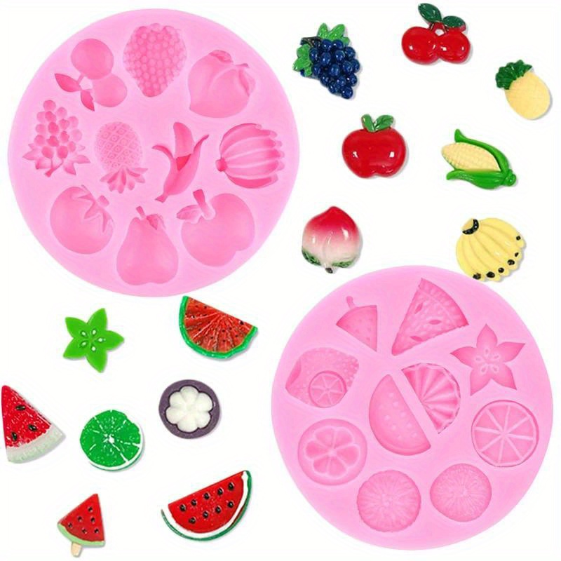 Strawberry Silicone Mold Fruit Fondant Molds Cake Decorating Tools Cupcake  Topper Candy Clay Mould Chocolate Gumpaste Moulds