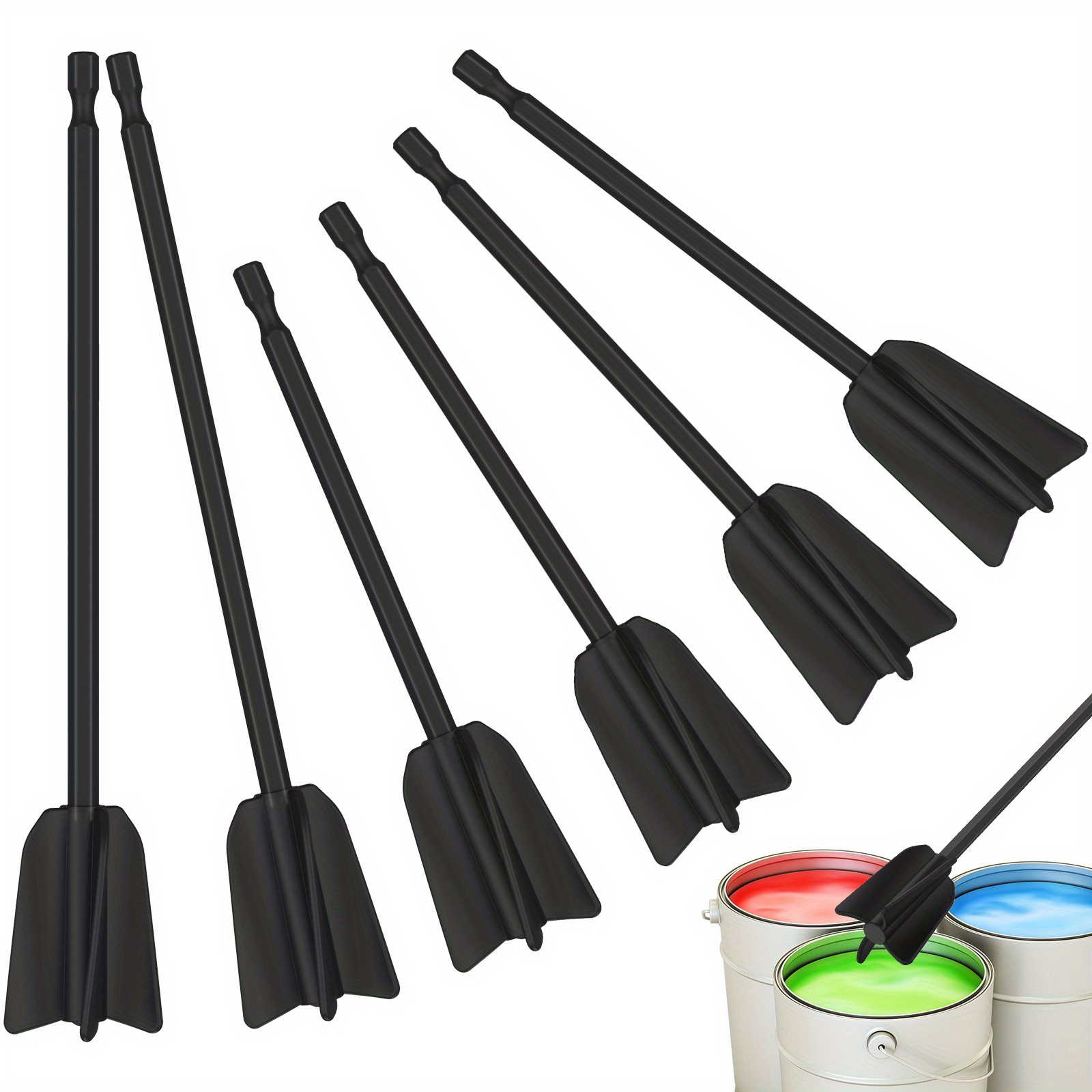 Electric Agitator Plastic Stirring Rod DIY Epoxy Resin Glue Mixing