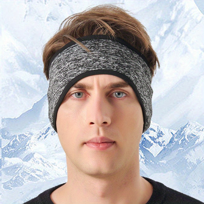 1pc Winter Fleece Ear Protection Hairband Outdoor Sports Running Cycling  Fitness Warm Coldproof Headgear Forehead Coverage - Jewelry & Accessories -  Temu