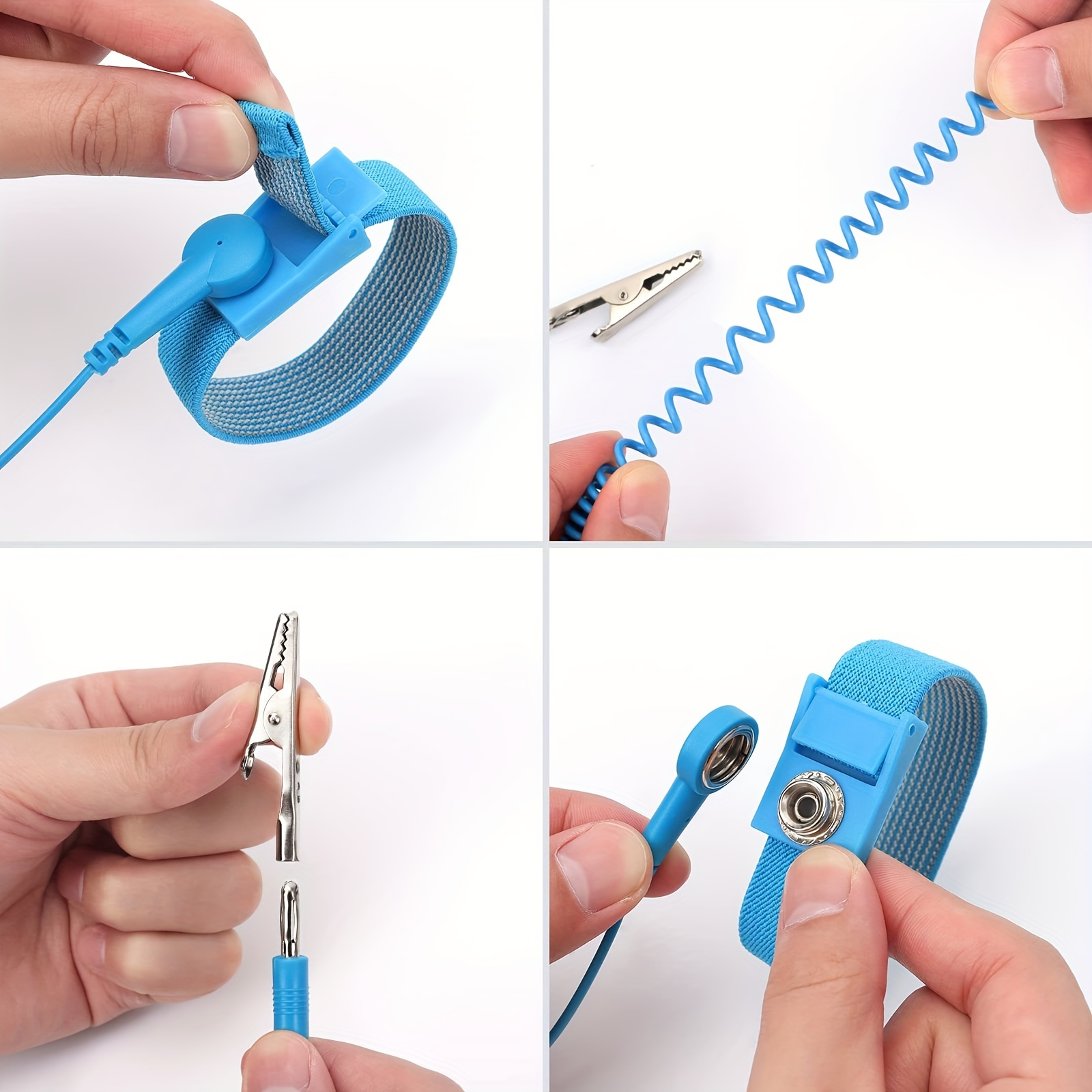 How to use an Anti Static Wrist Strap / Wristband / Grounding Bracelet