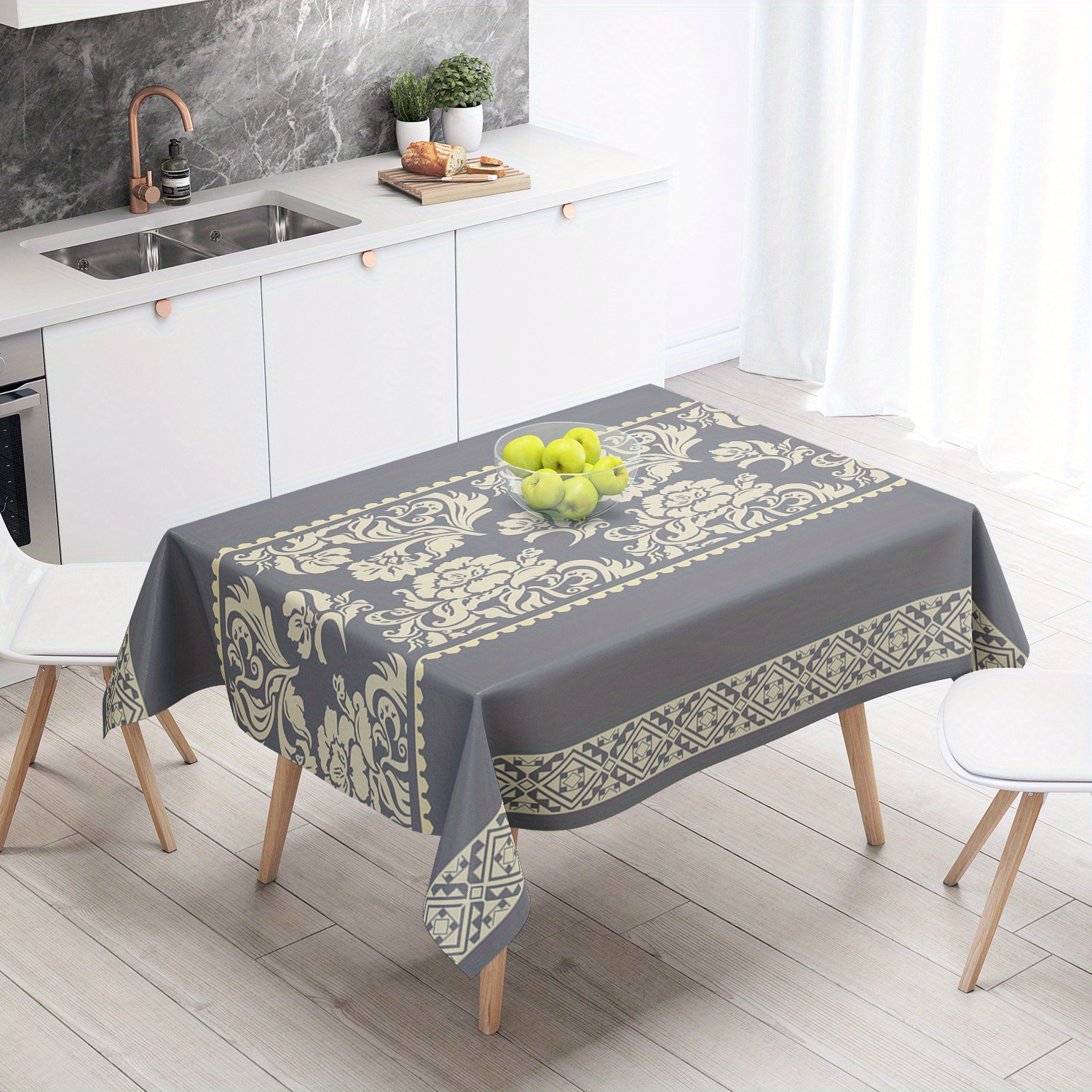 1 Pezzo Tovaglia Da Tavola Con Motivo Floreale, Copri Tavolo In Tessuto  Jacquard Americano Di Alta Qualità Per Decorazione Mobili, Adatto Per  Tovaglia Da Pranzo, Tovaglia Da Tavolino Soggiorno, Decorazione Per  Festivali