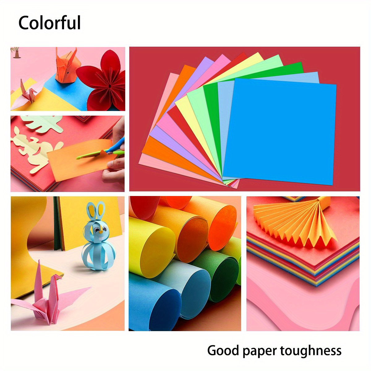 Origami Paper Colored Double Sided Printed Scrapbook Paper - Temu