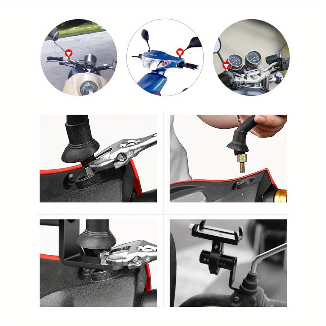 Aluminum Bike Motorcycle Mobile Phone Holder Bracket