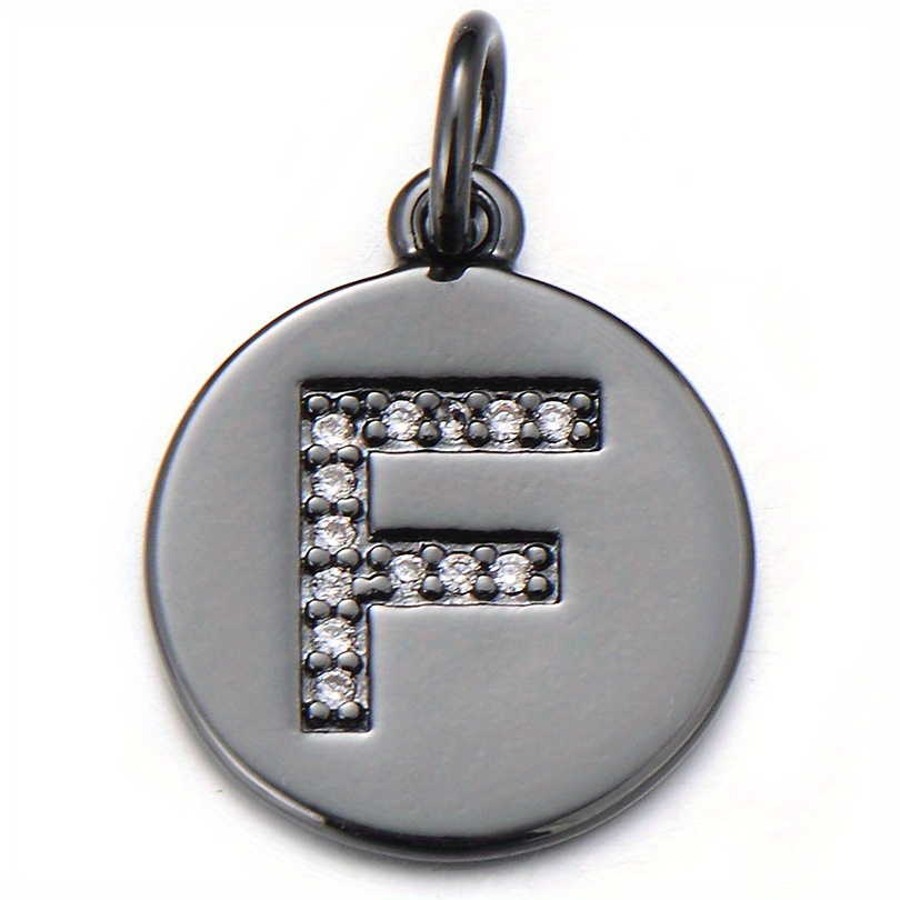 Initial Charm Fits Pandora Bracelts 925 Sterling Silver A-Z Letters Charms with Cubic Zircons DIY Alphabet Bead Bracelets Necklace Pendant Jewelry
