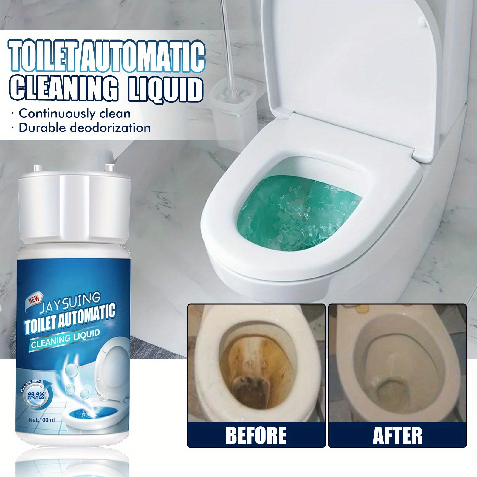 I Switched From a Liquid Bathroom Toilet Bowl Cleaner to a Powder One