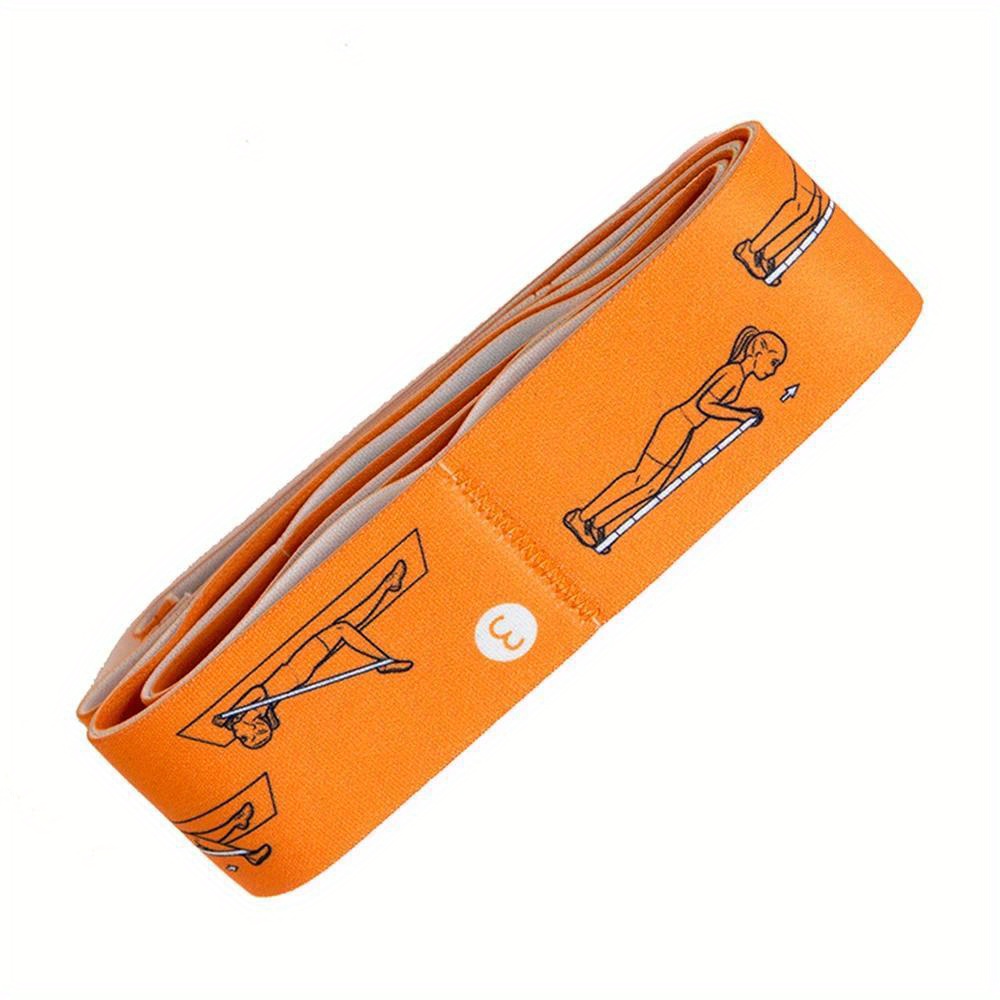 Image of 1pc Elastic/dance/training/tension Belts Portable Fitness Equipment Resistance Bands Yoga Stretch Belt Lacing Resistance Band