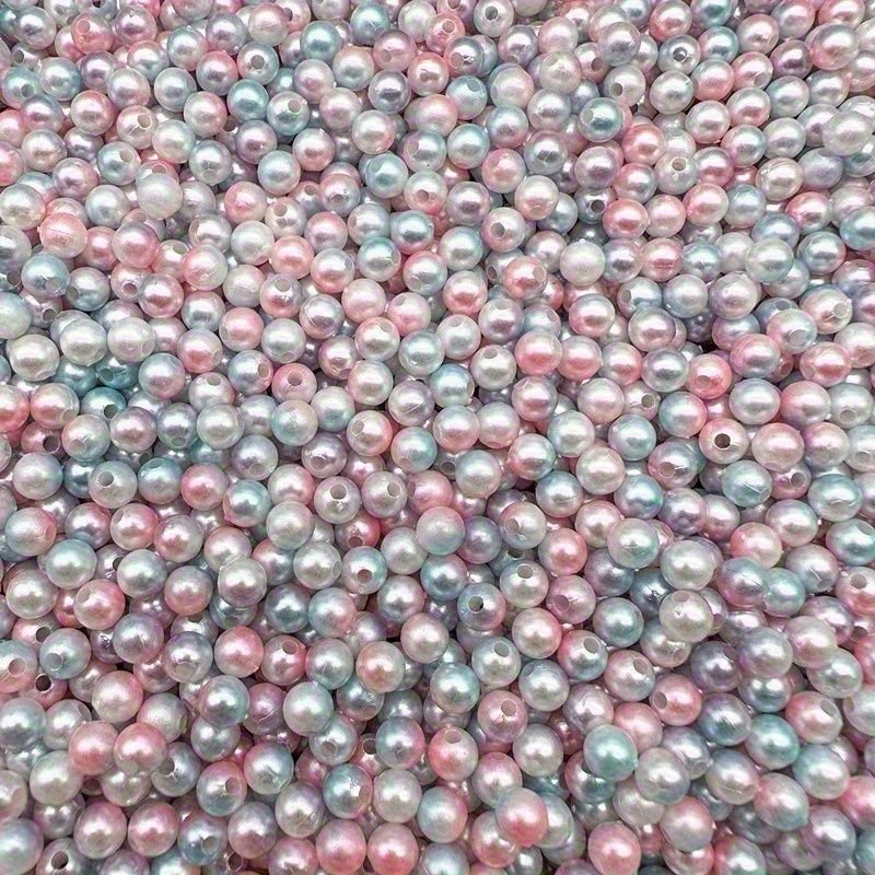 2240Pcs Colored Pearl Beads in 28 Colors for Jewelry Making - 6mm Round  Shiny Beads for Bracelets, Crafts and Jewelry