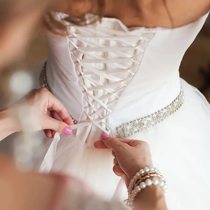 Wedding Dress Zipper Replacement Dress Loops Adjustable Fit - Temu