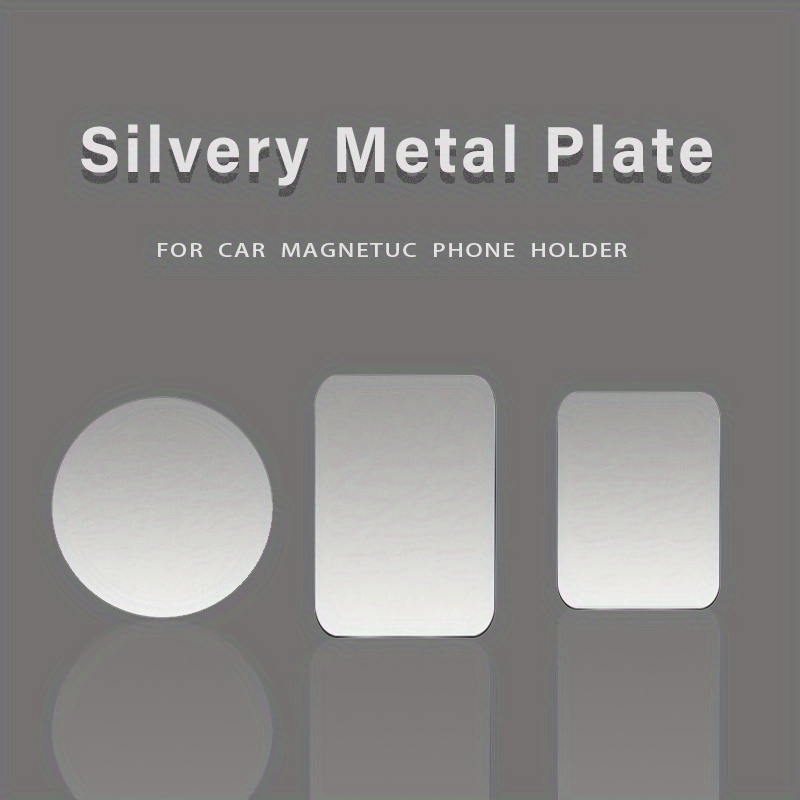 Plaque de métal magnétique pour support de téléphone de voiture, feuille de  fer universelle, disque autocollant, support de téléphone portable, support  magnétique pour iPhone, 1 pièce, 3 pièces, 5 pièces - AliExpress