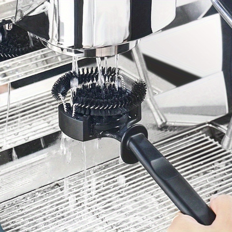 Number-one Coffee Machine Brush Cleaner Nylon Espresso Machine Brush Coffee  Cleaning Tool with Spoon (Pack of 2)