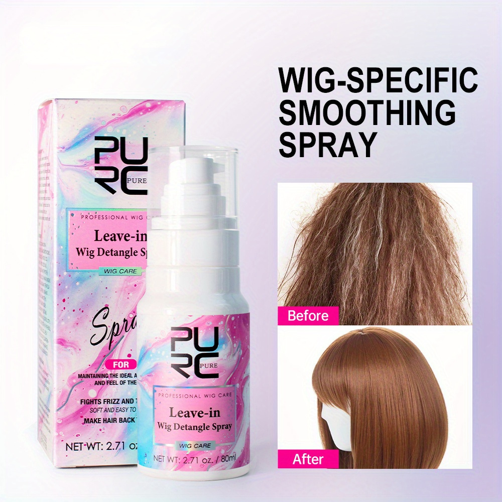 2.71oz Wig Care Wig Detangle Spray Smoothes Frizz And Soft And Easy For Human Lace Wig Hair Extension Wig Hat