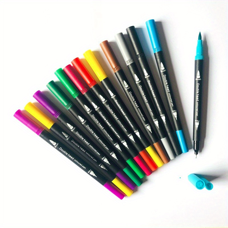 12 color double head watercolor pen