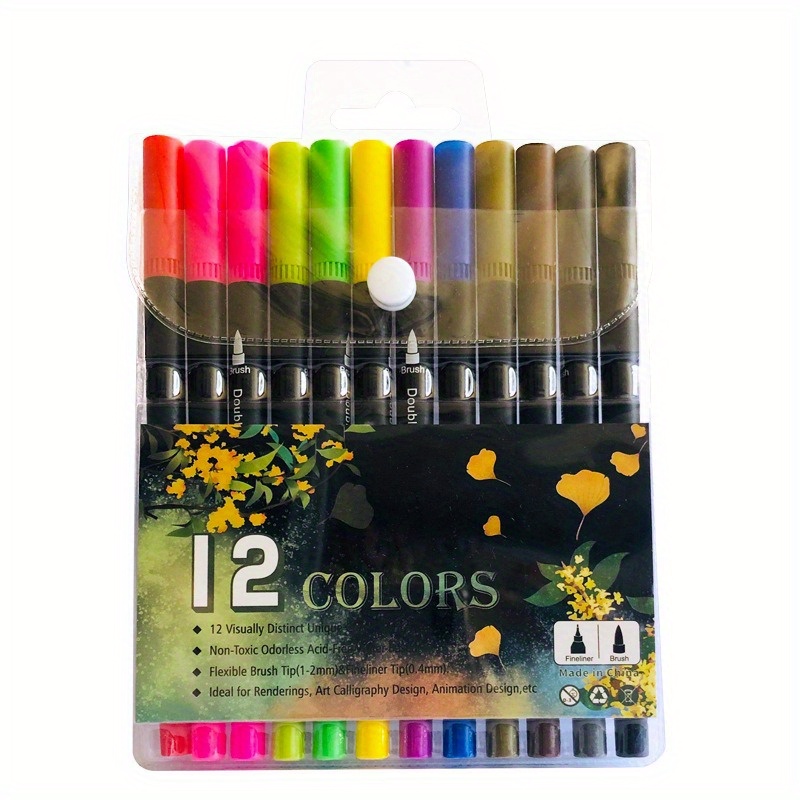 Touch Double Head Marker Set Alcohol Oily Watercolor - Temu