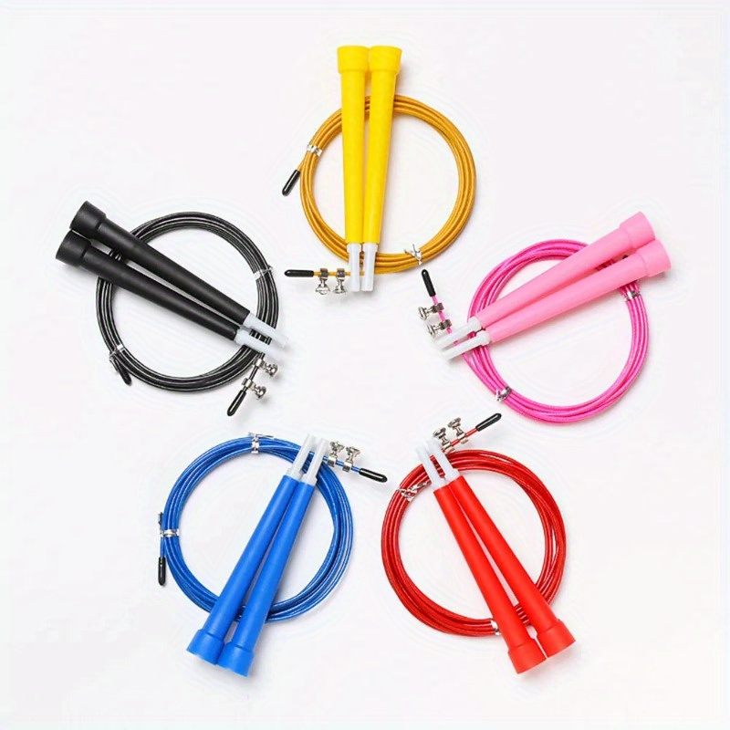 

1pc Speed Jumping Rope, Durable Steel Wire Skipping Rope, Exercise Workout Equipments