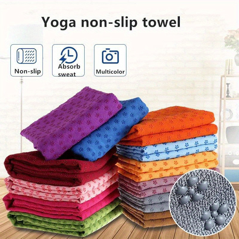 Foldable Yoga Mat Blankets Non Slip Yoga Mat Towel Sports - Temu