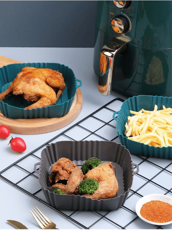 Air Fryer Liners Reusable, Easy Clean Ceramic Liners for Air Fryer