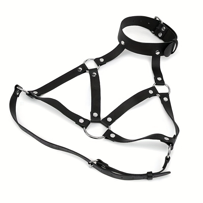 Bdsm Sexy Nipple Clamp With Chain Harness Chest Blet Bdsm - Temu