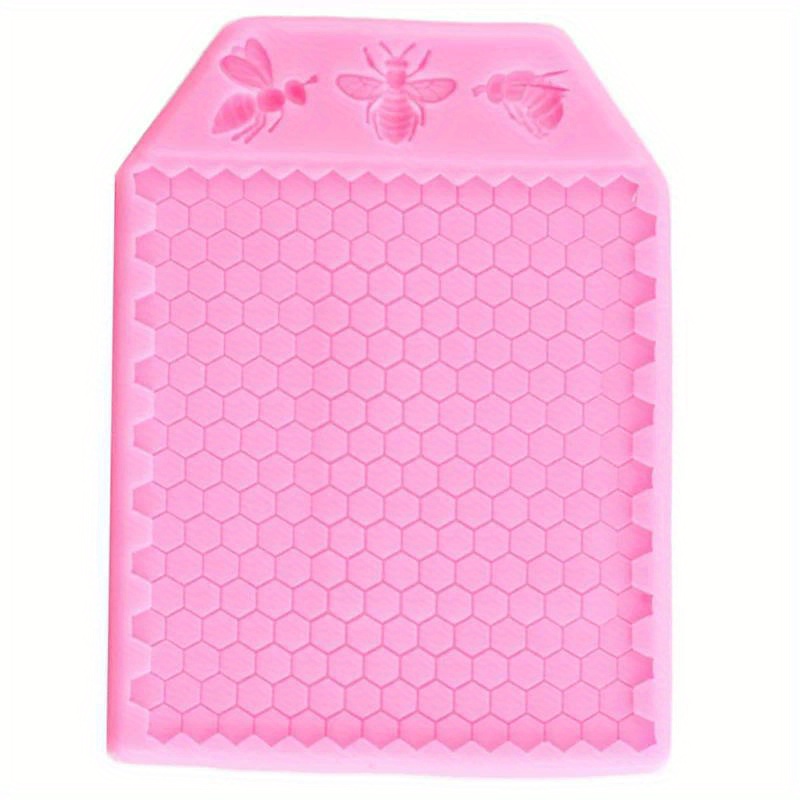 3D Bee Honeycomb Silicone Mold Insect Bumblebee Cupcake Fondant