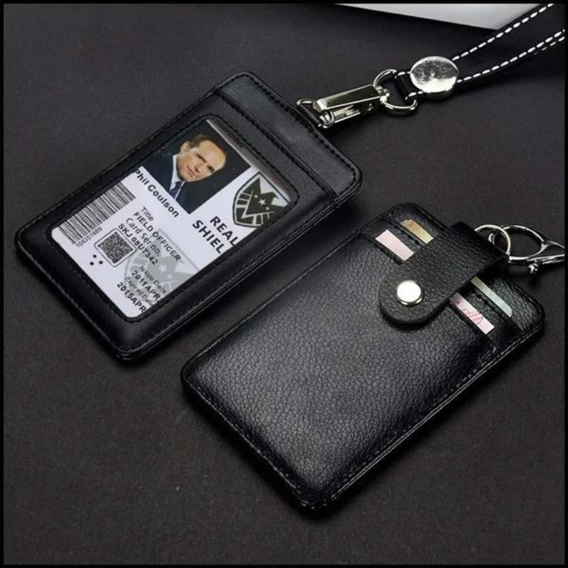 porte-cartes cuir format cb + billet avec insigne police - Achat