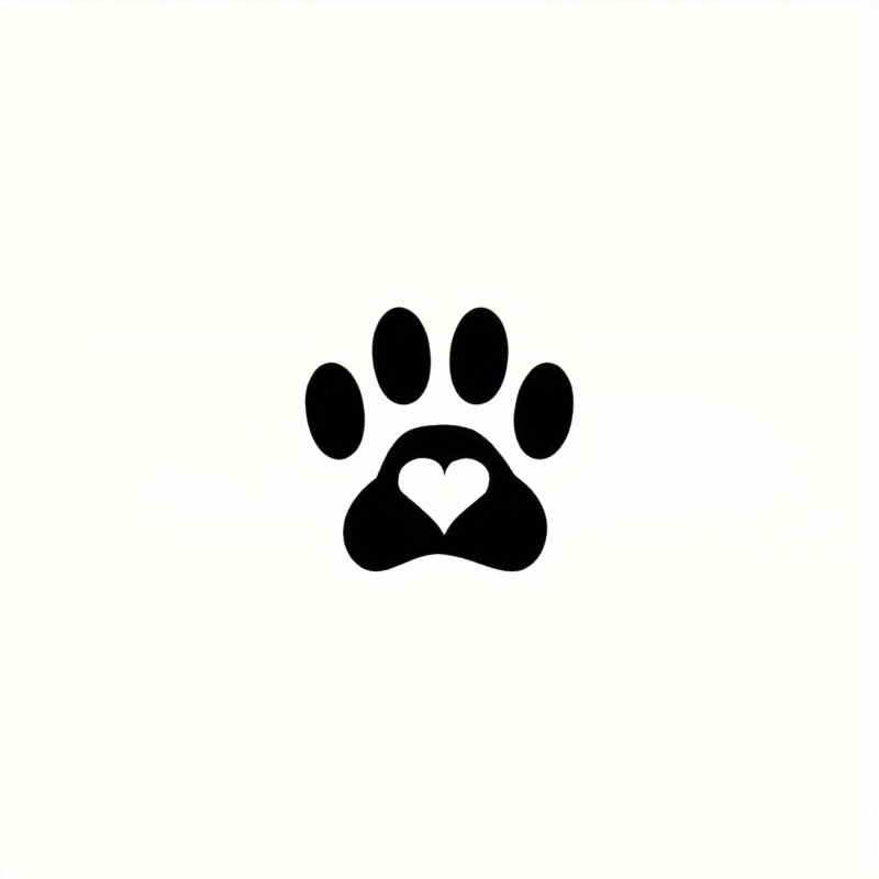 Show Love Furry Friend Heart shaped Dog Paw Print Car - Temu Canada