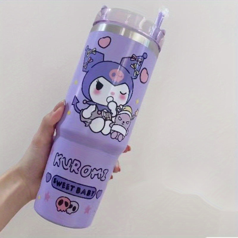 Hello Kitty Cinnamoroll Large Capacity Water Bottle - Temu