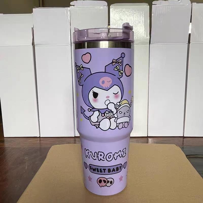 Hello Kitty Cinnamoroll Large Capacity Water Bottle - Temu